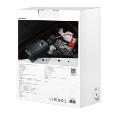 3in1 käynnistyslaite Booster Starter 12V 100A + PowerBank 13000mah + LED-taskulamppu