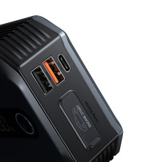 3in1 käynnistyslaite Booster Starter 12V 100A + PowerBank 13000mah + LED-taskulamppu
