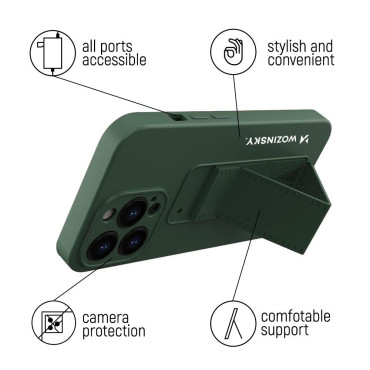Caja de silicona con funda de asteroide del iPhone 13 Menta