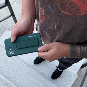 Caja de silicona con funda de asteroide del iPhone 13 Menta