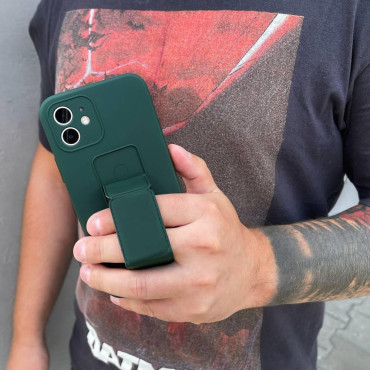 Caja de silicona con funda de asteroide del iPhone 13 Menta