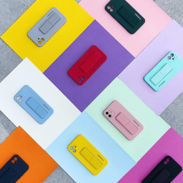 Caja de silicona con funda de asteroide del iPhone 13 Menta