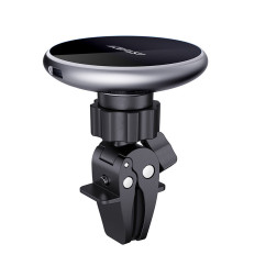 Car Wireless Charger Qi z Magsafe 15W Checkered Wentilacija Black