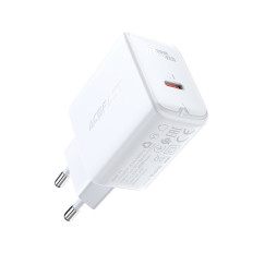 Carregador de rede preto de entrega de energia USB-C 20W
