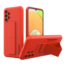 Silikonikotelo Samsung Galaxy A13 5G Kickstand Kotelokotelo punainen