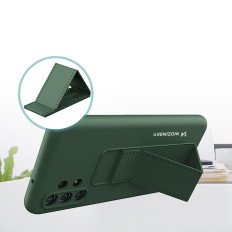 Silikonski primer s Samsung Galaxy A13 5G Kickstand primeru Primer rdeče
