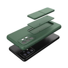 Silikonski primer s Samsung Galaxy A13 5G Kickstand primeru Primer rdeče