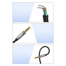 Extension Cable Adapter Cable Audio Aux Mini Jack 3,5 mm 2m Blå