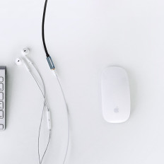 Adaptador de cabo de extensão AUD AUX MINI JACK 3.5MM 2M Azul