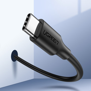 Cabo USB-C de cabo para carregamento e transferência de dados 3A 3M Preto