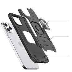 Fall iPhone 14 Pro Max Armored Pouch Magnetisk Ring Magnetisk Ring