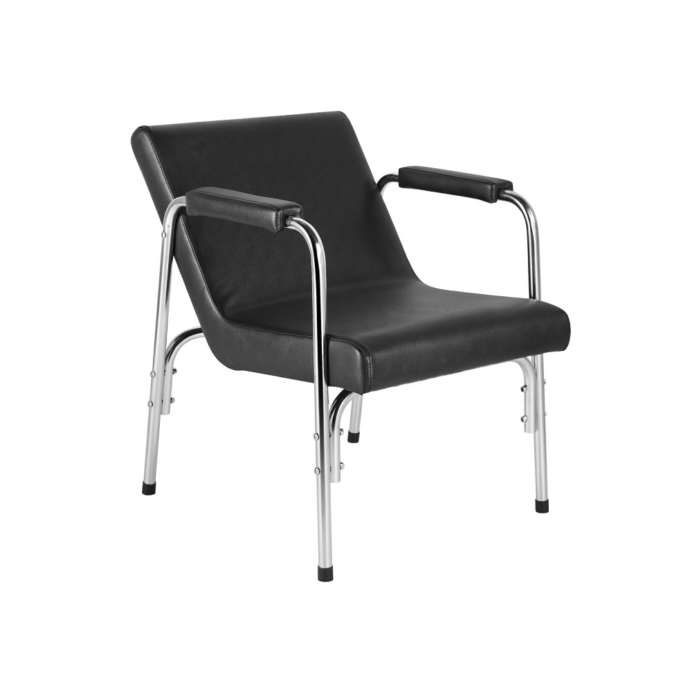 Silla para lavado de cabello GABBIANO negra — vista frontal