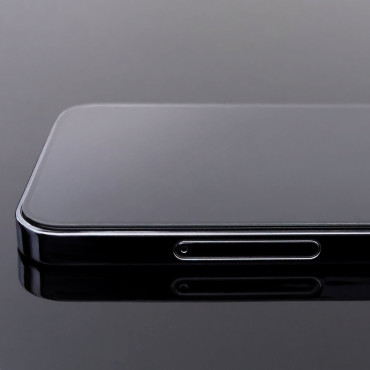 Super odolné tvrdené sklo s rámom pre celú čiernu obrazovku Motorola Edge 30