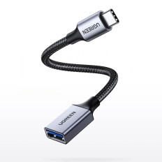 Adapteradapter USB-C-kabel på USB-A 5GB / s 15cm svart