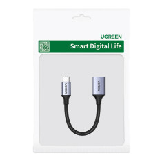 Adapter adapter USB-C-kabel på USB-A 5GB / S 15cm Sort