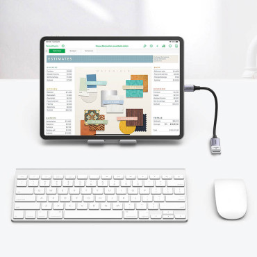 Adaptér Adaptér USB-C kábel na USB-A 5GB / s 15cm čierna