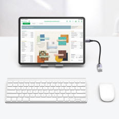 Adapteradapter USB-C-kabel på USB-A 5GB / s 15cm svart