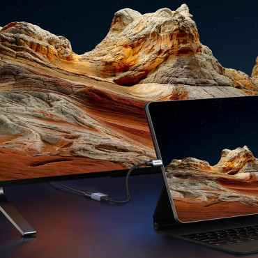 Sovittimen sovitin USB-C-kaapeli USB-A 5GB / S 15cm musta