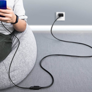Paplašināšanas kabeļa adapteris USB-A 3.0 5GB / S 0.5m Black