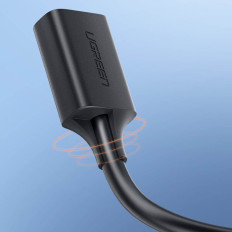 Paplašināšanas kabeļa adapteris USB-A 3.0 5GB / S 0.5m Black