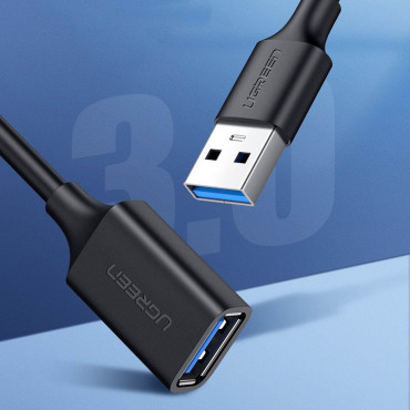 Paplašināšanas kabeļa adapteris USB-A 3.0 5GB / S 0.5m Black