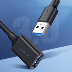 Laajennuskaapeli Adapteri USB-A 3,0 5 Gt / s 0.5m musta