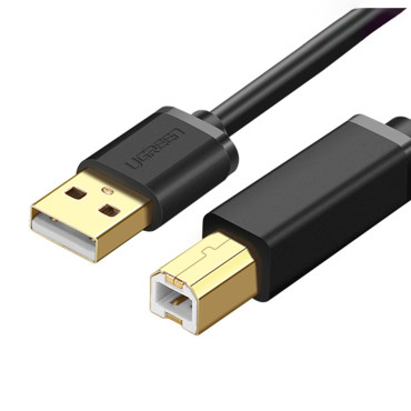 Kabelkabel för USB-A-skrivare - USB-B 5GB / s 2M Svart