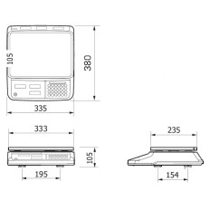 Weight CAS Calculation with the possibility of legalization 15kg / 5g - CAS 580417