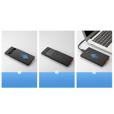 SSD HDD 2.5 'Pocket HDD HDD 2.5' 'USB 3.0 SATA Svart