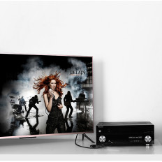 Kabel lydkabel Mini Jack 3,5 mm - 2 x Jack 6.35mm 2m grå