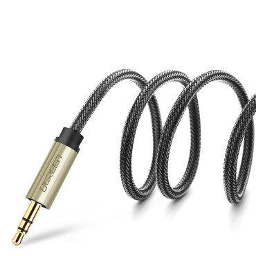 Kabelski avdio kabel Mini Jack 3,5 mm - 2 X Jack 6.35mm 2m siva