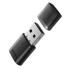 Adaptérový vysielač Bluetooth 5.0 USB-A REVERZIVA Čierna