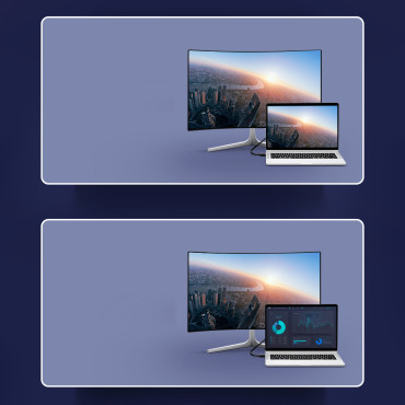 Bi-smerový kábel HDMI kábel - DVI 2M čierna