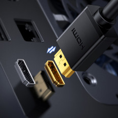 Bi-smerový kábel HDMI kábel - DVI 2M čierna