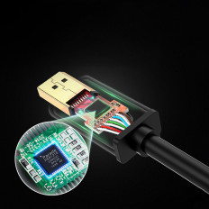 Kaabel DisplayPort Kaabel - DVI 2M Gold Pinnatud pistikud Black