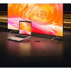 Kabelski kabel USB-C adapter - HDMI 2.1 8K 60Hz 1.5m siva