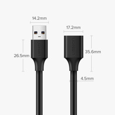 USB 2.0 480 Mt / s 3m kaapelin kaapelin jatkojohto