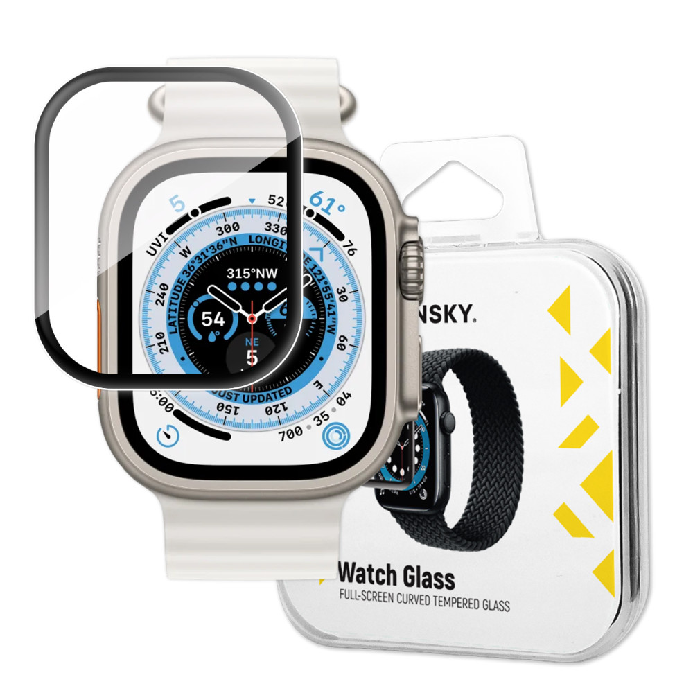 Edzett üveg 9h egy keret a teljes képernyő Apple Ultra 49mm