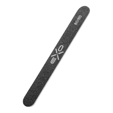 EXO Gerade Nagelfeile 80/80 Körnung 10 Stück — Detailaufnahme Oberfläche
