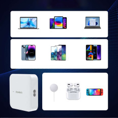 Caricabatterie GAN 100W 2X 2x USB-A GAN 100W 2x USB-A 2X