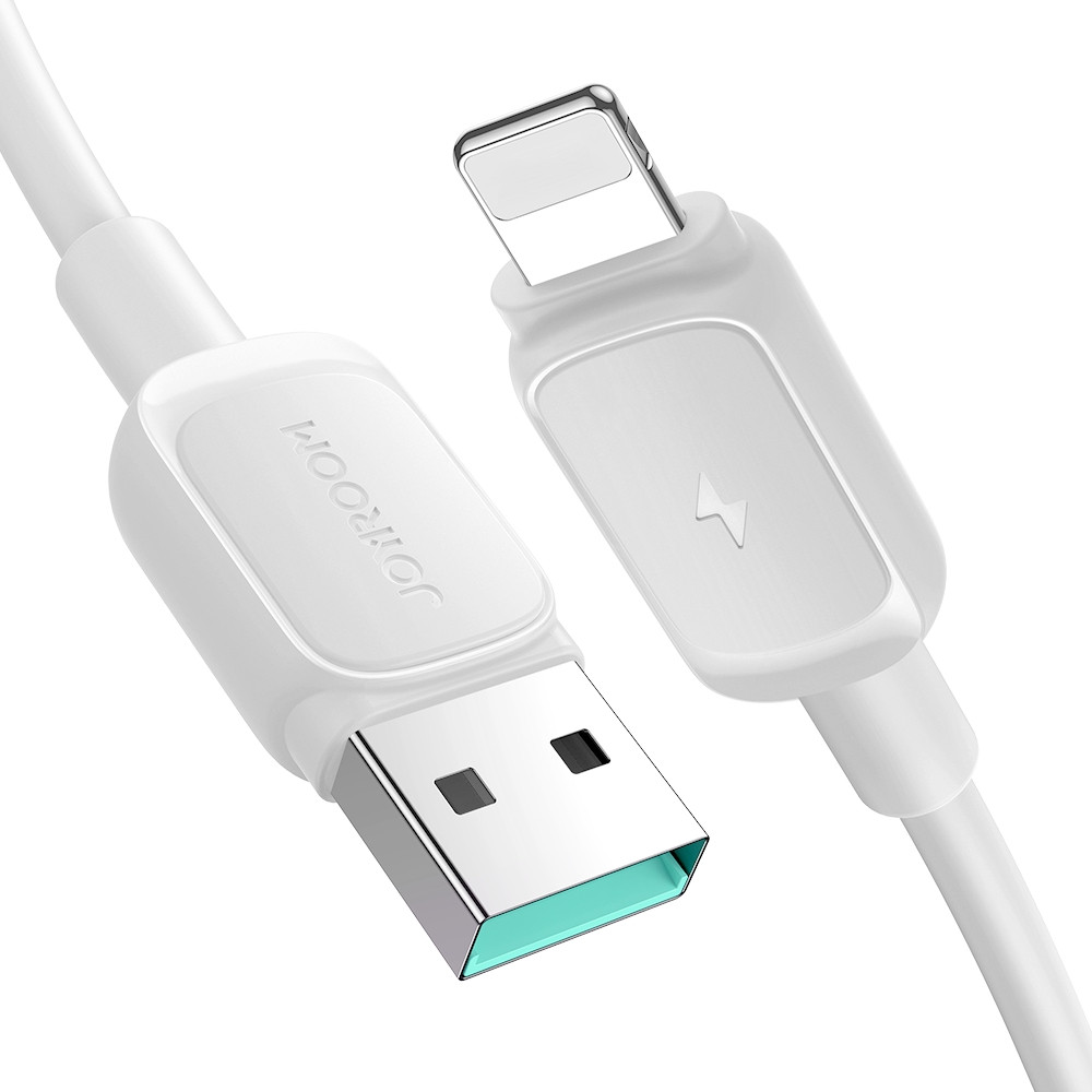 Kabelkabel för iPhone Lightning - USB 2.4a 1.2m Vit