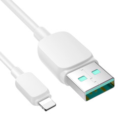 Kaapeli-kaapeli iPhone Lightning - USB 2.4a 1.2m Valkoinen