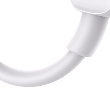 Kabeļu kabelis iPhone Lightning - USB 2.4A 1.2m Balta
