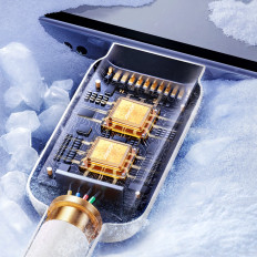 Kabeļu kabelis iPhone Lightning - USB 2.4A 1.2m Balta
