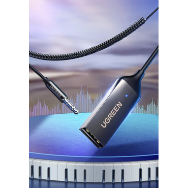 Ljudmottagare Audio Audio Adapter 5.3 AUX Jack USB-kabel