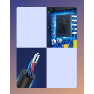 Ljudmottagare Audio Audio Adapter 5.3 AUX Jack USB-kabel