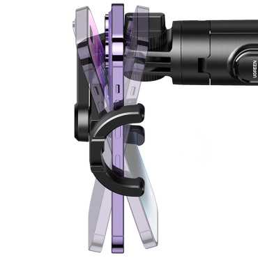 Selfie stick telescopische sticks voor je telefoon met een Bluetooth-standaard en op afstand 1.5m zwart