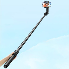 Selfie Stick teleskopske palice za vaš telefon z Bluetooth stojalo in daljinsko 1.5m Črna