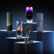 Magnetni nosilec avtomobilov na telefonu na Srebrni kabini T-Space