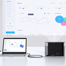 Kabel kabela MicMi HDMI adapter - HDMI 2,1 8K 2m Gray